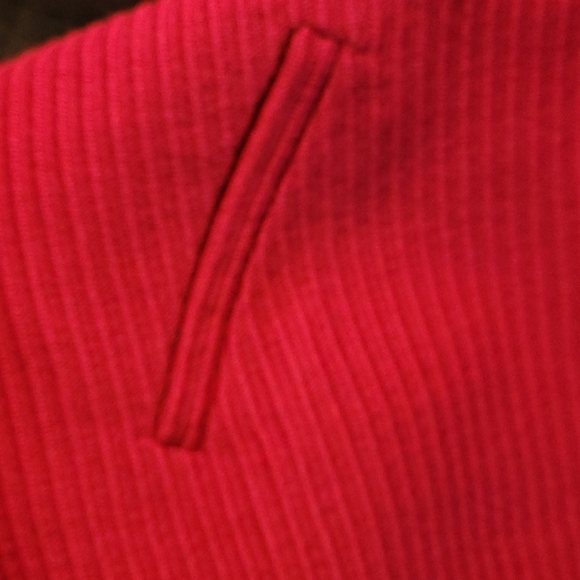 Talbots sz 8 petite wool blend magenta pink striped texture coat - Picture 8 of 8